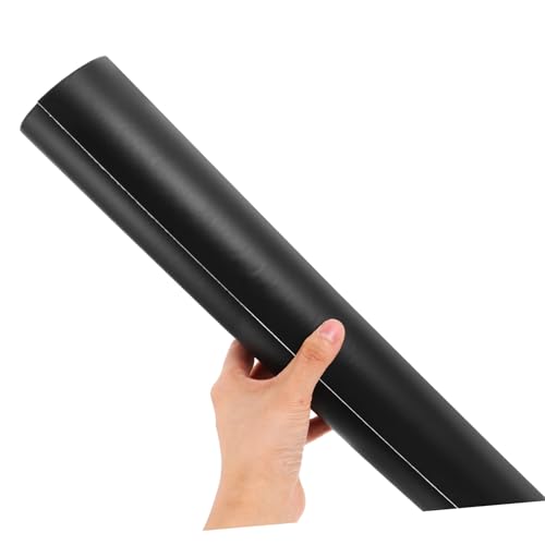 BESPORTBLE Aquarium Background Roll Self Adhesive PVC Sticker for Fish Tank Decor Versatile Background for Aquatic Environments Safe Easy Installation - color: Black