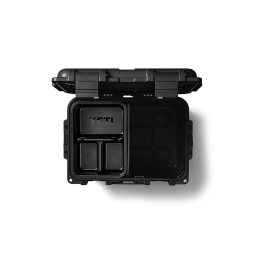 YETI LoadOut GoBox Collection, Divided Waterproof Cargo Case, Dry Box, Camera Case, Fishing Tackle Box - color: Black, size: GoBox 30