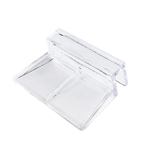 BESPORTBLE Fish Tank Lid Support Bracket Acrylic Clips 6 Pack 8mm Thick for Aquarium Glass Covers