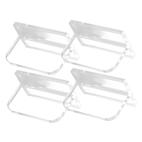 HANABASS 4pcs Acrylic Aquarium Lid Handles Sturdy Fish Tank Cover Parts for Easy Installation and Water Changes Design for Enhanced Aesthetic Aquariums