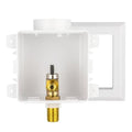 EFIELD Universal Ice Maker Box,1/2-Inch Sweat MIP Inlet with Installed 1/4-Turn Ball Valve,(IM028) - size: without Arrestor, style: MIP
