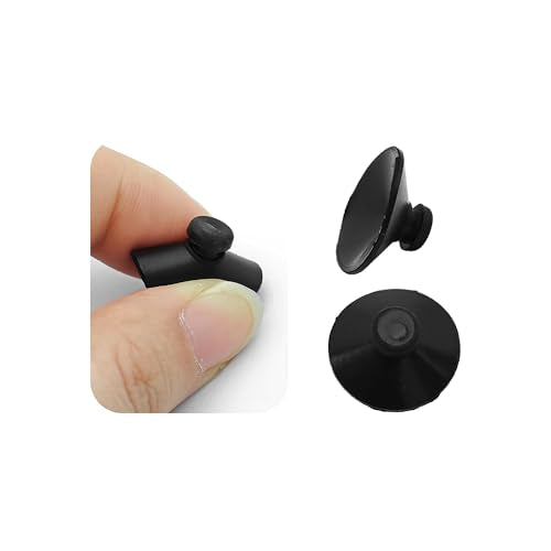 32PCS 20mm Dia Black Aquarium Suction Cup Clips, Soft Rubber Fish Tank Attachments for Pump Lines, Overhead Tube Organization and Aeration Setup - size: 32PCS 20mm