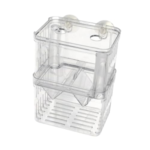 Fish Breeding Isolated Box Float Hatching Separation Acrylic Hatching Box Fish Tank Hatchery for Clownfish Guppy, M - size: M