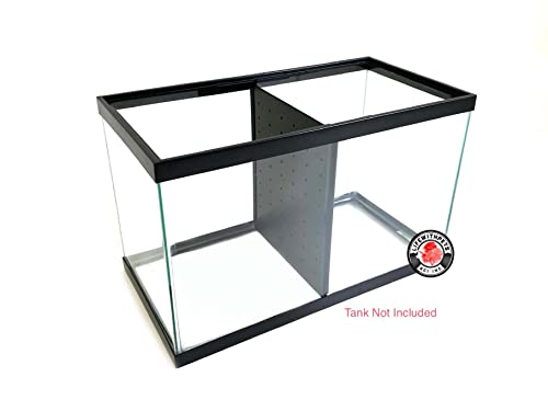 Lifewithpets 10 Gallon Aquarium Tank Divider. Perfect for Betta Fish Tanks. ONLY Compatible with USA Tank Sizes Listed Below. NO Suction Cups Required.