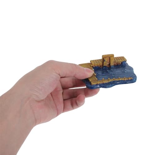 Miniature Pier for Sandbox Therapy - Fish Tank Dock Decor Desktop Dock Ornament Mini Pier Landscape Accessory for Diorama Scenery Dollhouse Fairy Garden Decor