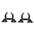 Fish Tank Silicone Suckers Clips for Aquarium Heater, High Insulation Holders, 2pcs