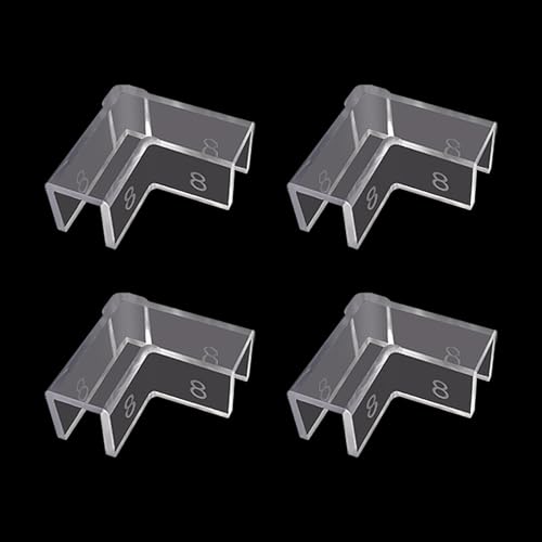 Transparents Aquariums Corner Protectors for Impacts Resistance Leak and Stability in Homes or Fish Tanks Aquariums Corner Protectors - color: 8mm