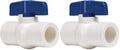 Homewerks VBVP40E5B Ball Valve VC Schedule 40, x Solvent, 1-Inch, 1 Inch, Blue (Pack of 2) - size: 1 Inch (Pack of 2)