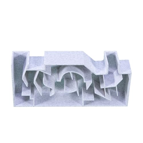 Aquarium Tunnel - Shrimp Maze, Underground Cave Habitat, Fish Tank Corner Shelter, Multi Hole Crab Catfish Refuge | Aquarium Wall Corner Tank Bottom Area for Aquatic Hiding Use