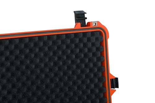 MEIJIA Portable All Weather Waterproof Protective Hard Case,Compact Camera Case with Customizable Fit Foam,Fit Use of Drones,Camera,Equipments, 20.62 x16.85x8.11inches(Orange) - color: Orange