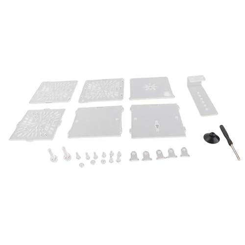 Acrylic Fish Tank Isolation Box | Adjustable Aquarium Hatchery/Breeding Box | Transparent Fish Holder with Suction Cups | 3 Sizes for Fry/Sick Fish (10CM*10CM*10CM) - size: 10CM*10CM*10CM