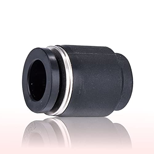 10PCS 1/4 Inch Tube OD Pneumatic Cap Plug Fitting, PPF-1/4 Plastic Push-in Connect Fitting - size: 1/4 OD