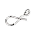 Dr.Fish 50 Pack Fly Fishing Snap 3 Sizes Stainless Steel Quick Change Lure Clip for Fishing Flies, Trout Fishing - size: M(0.3")-50 Pack