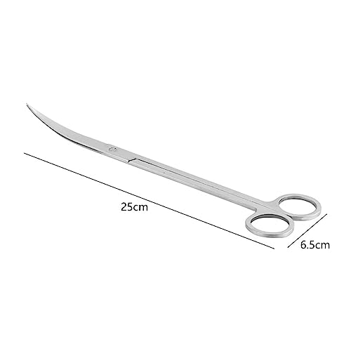 3 Pcs Stainless Steel Aquarium Tools Kit Extra Long Aquarium Tank Tweezers Scissors Aquatic Plant Tweezers for Fish Tank Plants