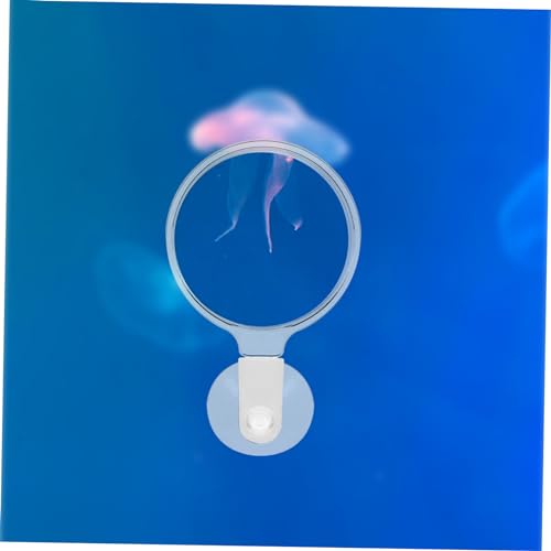 Toyvian Aquarium Glass Cup for Detailed Observation of Fish Plants and Small Animals for Betta Fish and Landscapes
