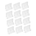 Hemoton Rimless Aquarium Fish Tank Top Cover Lids Support Holder Aquarium Cover Bracket 12 Clips