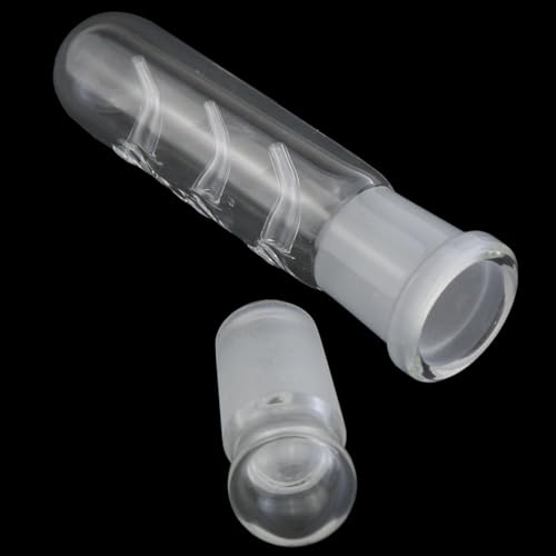 DGZZI Three Holes Transparent Glass Plankton Trap Aquarium Cleaning Supplies Fish Tank Catcher