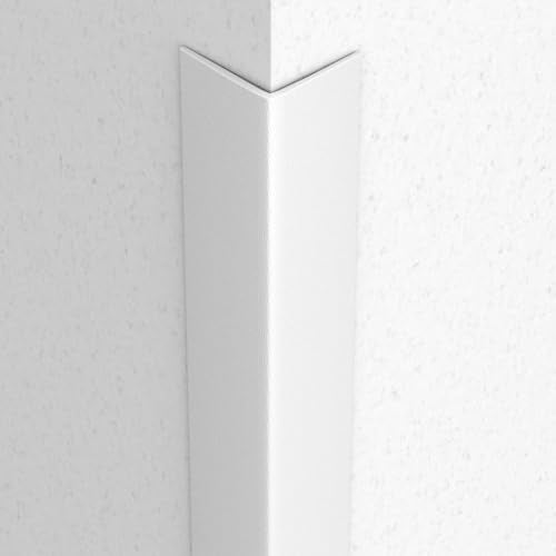 Proflex Wall Corner Protector - White Textured 1-1/2 inch x 60 inch - Pack of 6 - Self Adhesive Corner Guards for Walls Edge Protection – Easy to Apply – No Tools Needed - color: White, size: 1-1/2 x 60 In - (6PCS)
