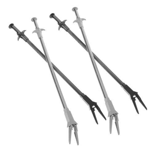 HANABASS 4pcs Aquarium Extra Long Tweezers Versatile Aquatic Planting and Cleaning Tool for Fish Tanks for Easy Use Aquariums for Planting and Maintenance