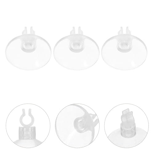 Tofficu 20pcs Suction Cup Light Clips for Outdoor Holiday Lights Window Hanger Reusable Suction Hooks