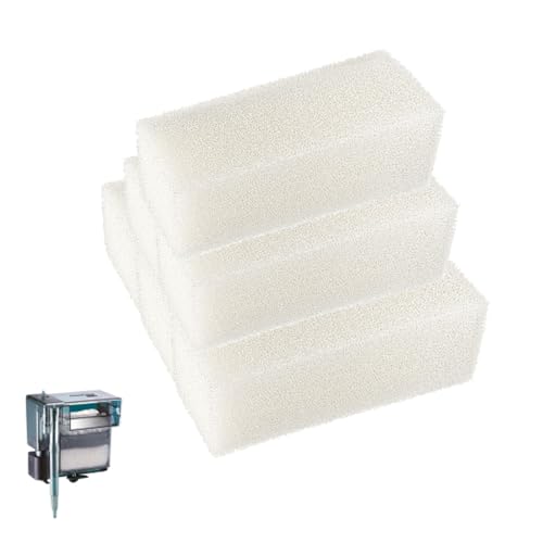 6 Pack Foam Insert Replacement for AquaClear 110 Power Filte 500 GPH Power Filter Sponge Aquarium Filter Media Pad Compatible with Aqua Clear 110 for 60 to 110 Gallons Fish Tank (Part#A623)