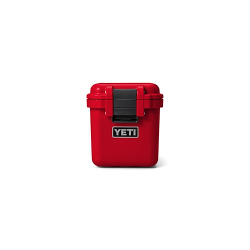 YETI LoadOut GoBox Collection, Divided Waterproof Cargo Case, Dry Box, Camera Case, Fishing Tackle Box - color: Rescue Red, size: GoBox 15