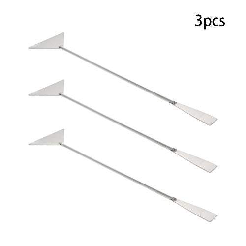 Utoolmart Substrate Spatula Stainless Steel Aquarium Fish Tank Aquatic Plants Tool 3 pcs - size: 3pcs