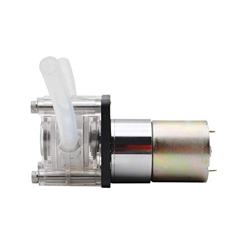 INTLLAB 12V DC DIY Peristaltic Liquid Pump Dosing Pump for Aquarium Lab Analytical 170~460mL/min - size: 170~460mL/min