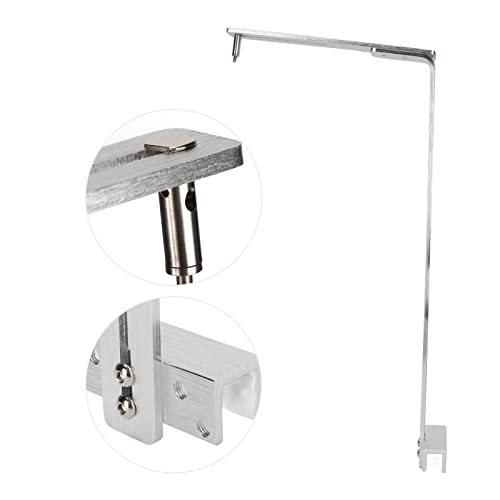 Aquarium LED Tank Mounting Arm, Aluminum Alloy Adjustable Fish Tank Drop Light Mount with Bracket for Freshwater Saltwater Tanks, Easy Install Pendant Light Holder