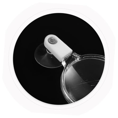 4pcs Fish Tank Glass with Cup Acrylic Lens for Observing Betta Fish Microlandscapes and Creatures Easy Installation Magnifier Tool