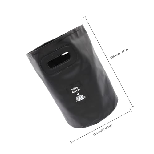 Alipis Foldable Water Bucket 20L Multi-Purpose Collapsible Container for Camping Fishing Car Washing Portable Outdoor Water Holder Easy Storage