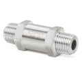ChillWaves 304 Stainless Steel In-Line Split Check Valve 1" NPT Male Thread, One-Way Non-return Check Valve for Backflow Prevention(1-PACK) - size: 1" MNPT, style: Split Check Valve