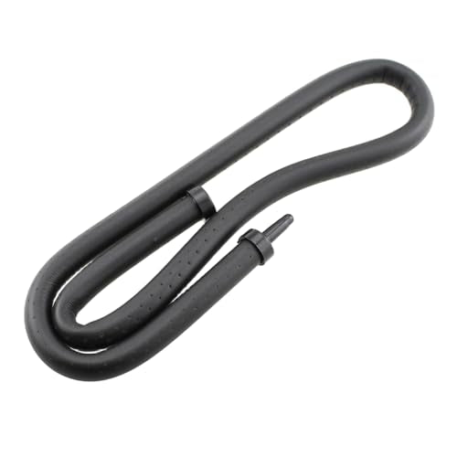 RLECS 23.6 Inch Black Environmentally Friendly Porous Rubber Bubble Tube Bendable Aquarium Air Stone Suitable for Reptile Habitat Landscaping