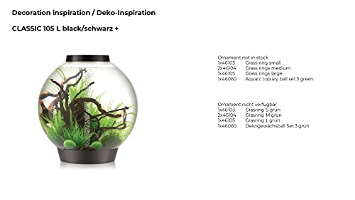 biOrb Medium Grass Ring, Colorful and Durable Aquarium Decorations, Green - size: Medium