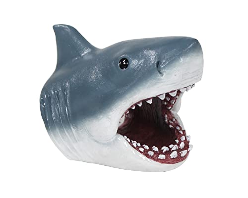 Penn-Plax Jaws Officially Licensed Aquarium Decoration – Shark Swim-Through – Safe for Freshwater and Saltwater Fish Tanks – Small - style: Shark Swim-Through