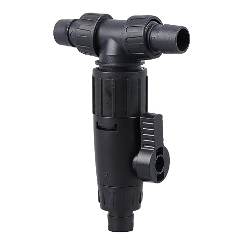 Aquarium Water Control Valve 3-Way Adjustable for 12mm 16mm Fish Tank Hose Connector Water Change System 3 Position Settings Reduces Water Waste During Tank Maintenance