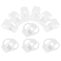 10 Pcs Silicone Tube Clamps Flow Regulator Shut Off Clips for Siphon Hose Water Flow Control Tubing Clips for Plumbing and Industrial Use