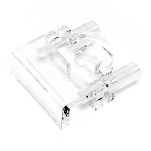 Aquario Neo Holder - Secure Mounting Accessory for Neo Flow Lily Pipes, Rimless Tank Clip, Durable PETG Material - Fits up to ~18mm (Slightly Less Than 3/4") OD Pipes, up to 12mm Glass Thickness