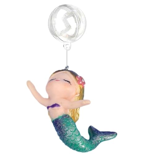 Floating Mermaid Aquarium Decor - Fish Tank Ornament for Aquarium Décor Thematic Ornaments - color: Blue