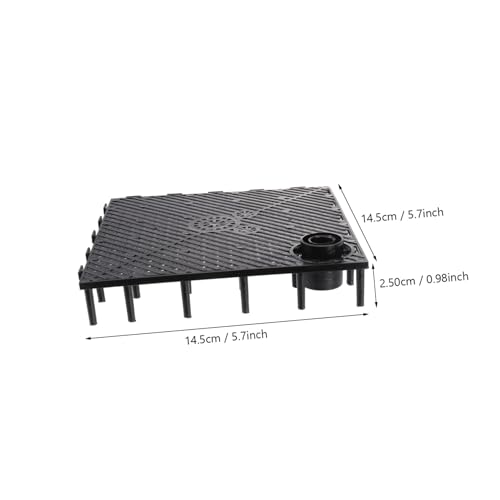 DECHOUS Plastic Aquarium Bottom Divider Pad Partition for Fish Tank Durable Splicing Ability for Large Dragon Fish