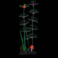 Cabilock Lifelike Simulated Water Grass Aquarium Decor, Green Fluorescent Silicone Aquatic Plant for Fish Tank Landscape, Vivid Underwater Artificial Plant Accessory