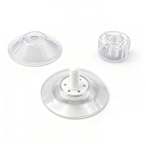 Aquarium Fish Breeding Box Suction Cups, 6pcs Clear Plastic Screws Suction Cup Replacement 4.5cm for Glass Tanks