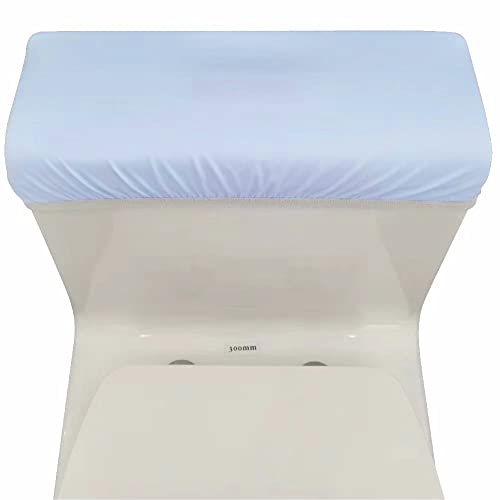 Madeals Velvet Toilet Tank Cover Soft and Absorbent, Comfortable Bathroom Toilet Tank Lid to Fit Different Sizes of Toilet Tank Sky Blue - color: Sky Blue