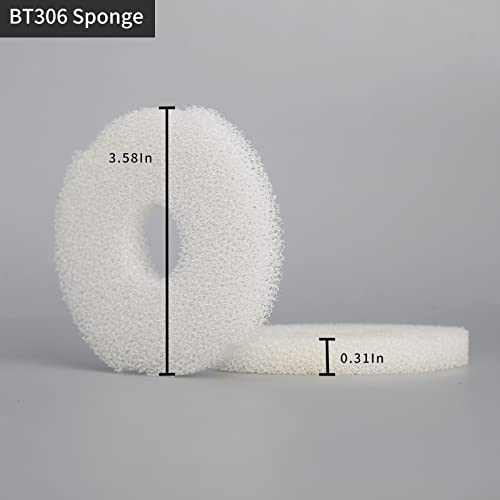 UPETTOOLS Aquarium Bio-Sponge Filter Sponge (BT306 Replacement Sponge) - 3 PCS - size: BT306 Sponge