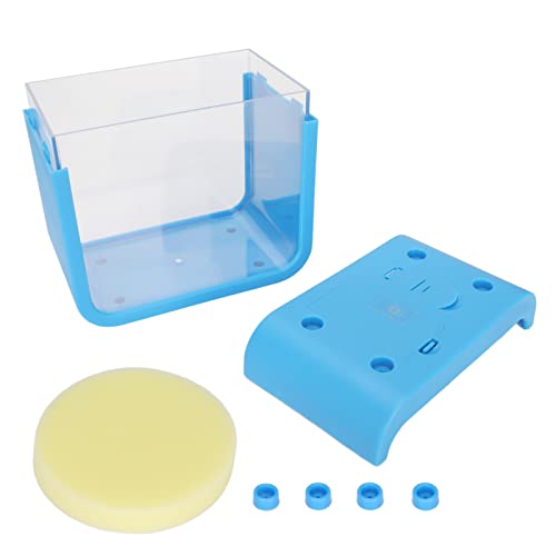 AYNEFY Aquarium Supplies Fish Accessories, Fish Transparent Aquarium Fish with Led Light Fish Bowl Aquarium Starter Kits Easy to Operate Fish for Aquarium