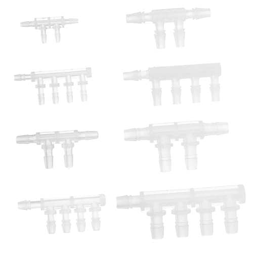 Alipis 40pcs Hose Connector Reducer Fitting for Fish Tank Flexible Water Supply Adapter Compact Design for Easy Installation High Pressure Resistance for Aquariums and Plumbing