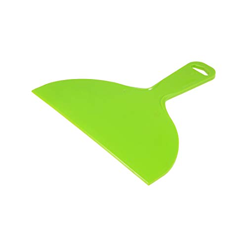 uxcell Putty Scraper 8" Plastic Flexible Putty Knives Disposable Spreader for Taping Drywall Wall Painting Green 2pcs - size: 8"