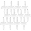 12 Packs Check Valve 1/8”(3MM) One-Way PVDF Plastic Hose Barb for Liquid Air - size: 1/8 Inch, style: 12 Pcs