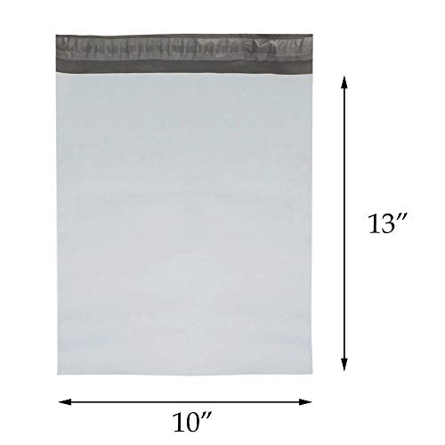 9527 Product Poly Mailers Envelopes Shipping Bags Self Sealing,10"x13", 500 Bags - color: White, size: 10"x13"|500Pcs