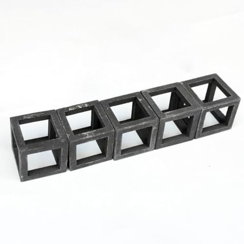 Balacoo 15 Pcs Shrimp Hideout for Aquarium: Ceramic Shelters Shrimp Breeding Cave, Aquarium Cubic Hideaway for Small Fish Crayfish - Fish Tank Accessories